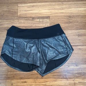 Rare metallic lulu shorts